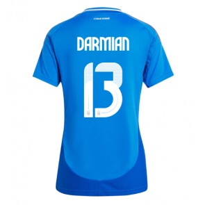 Italien Matteo Darmian #13 Hemmatröja Kvinnor EM 2024 Kortärmad